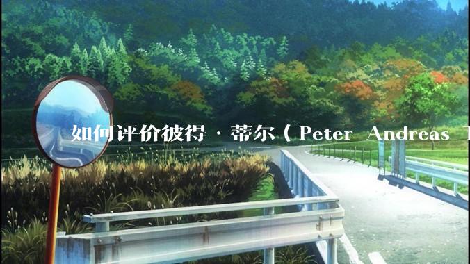 如何评价彼得·蒂尔（Peter Andreas Thiel）?